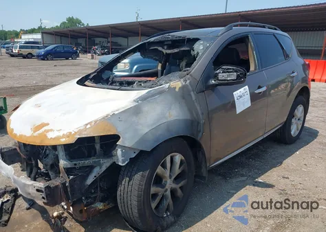 2012 Nissan Murano Sl z USA, uszkodzony, nr VIN JN8AZ1MW3CW204232